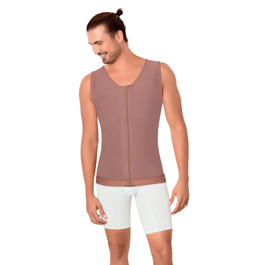 - Posture corrector vest with central zipper