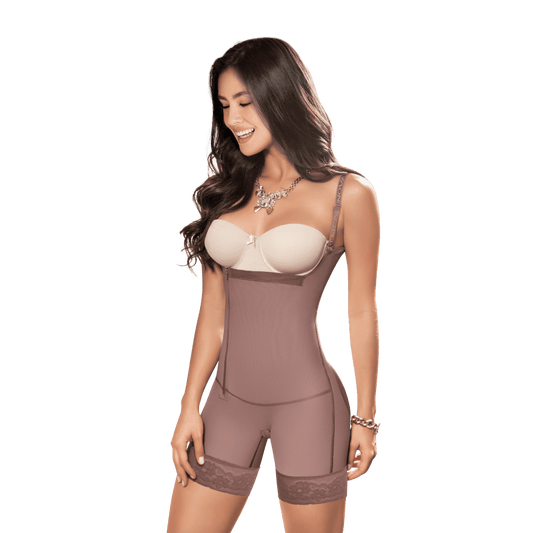 - Mid-Length Shapewear with Side Closure