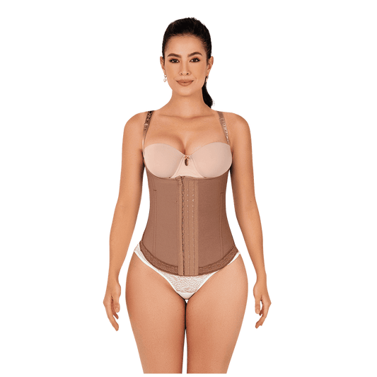 - Vest with Removable Straps, Front Tag, and Ribs