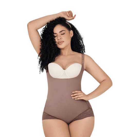 Body postparto tiras removibles vista frontal