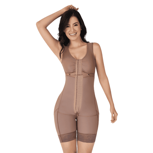 Mid-Length Shapewear with Tags and Bust