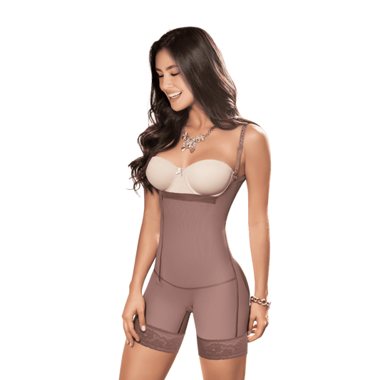 Mid-Length Shapewear with Side Closure