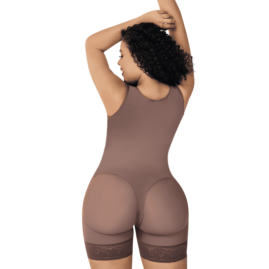 Brief Shapewear with Tags and Intimate Area Closure